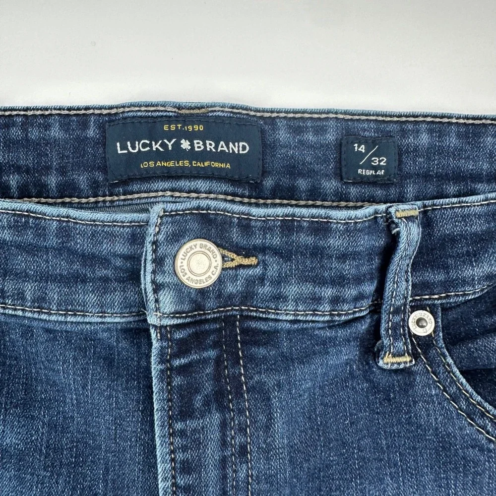 Lucky Brand Sweet Boot Jeans Womens 14/32 Regular Wash Denim Blue‎